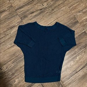 Women's Express Knitted Blue Shirt